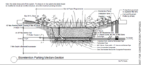 image of bioretention parking median section