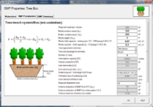 BMP Parameters tab for tree box