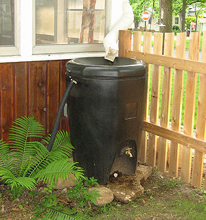 Residential rain barrel - Stillwater, MN