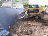photo of soil placement for Light Rail Corridor project