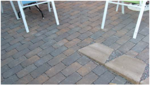 This image shows Pervious pavers in Minneapolis, MN