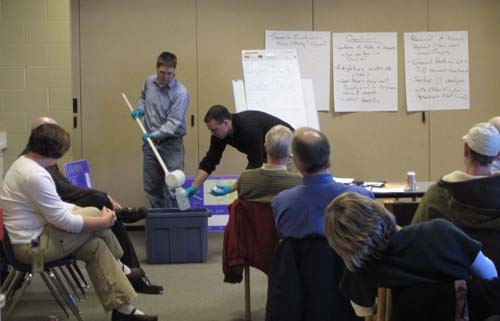 training workshop on how to manage stormwater sampling requirements