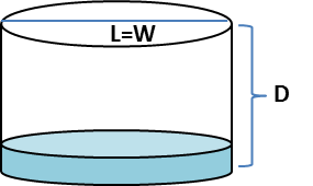 illustration vertical cylinder