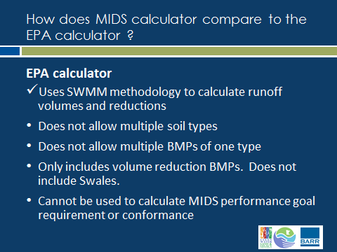 image of comparison between MIDS calculator
