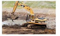 This photo shows heavy equipment will compact soils and infiltration rates will decrease or stop.PNG