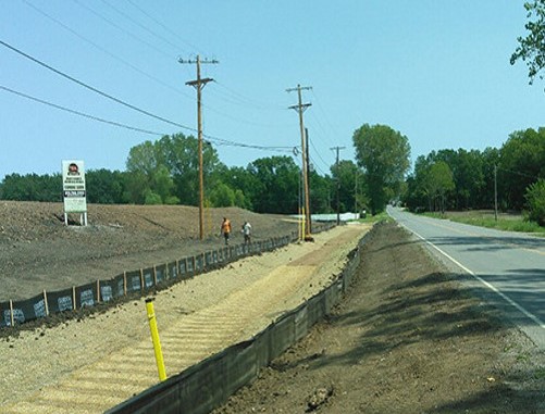 File:Silt fence used to protect swale .jpg
