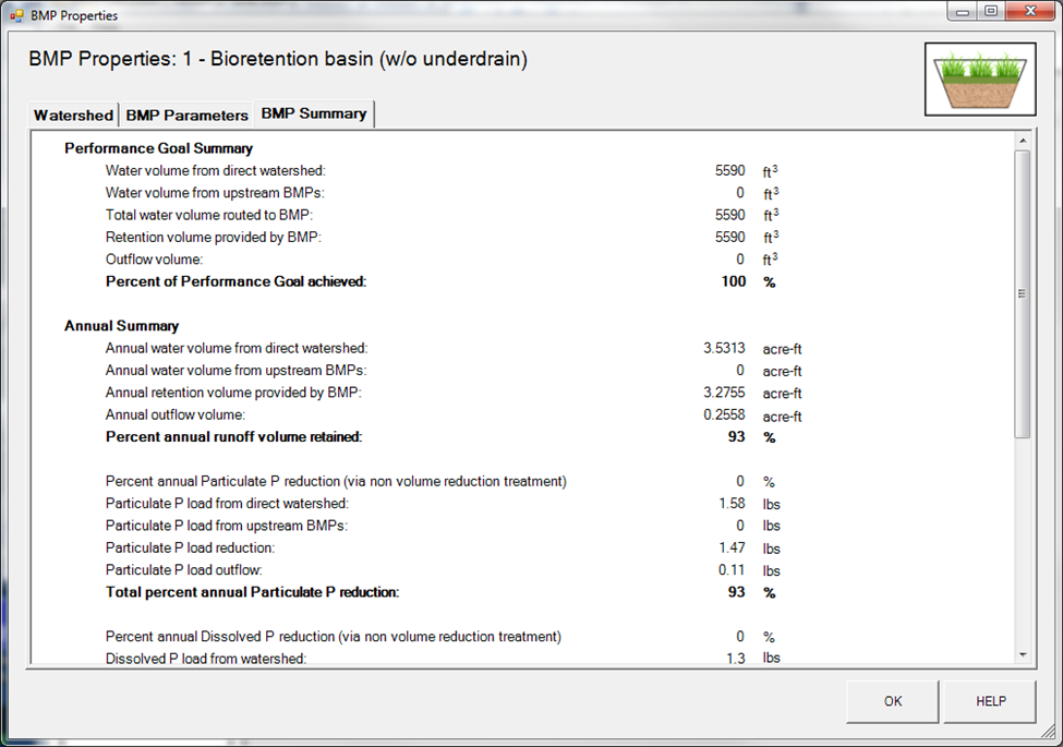 BMP Summary tab bioinfiltration example.png