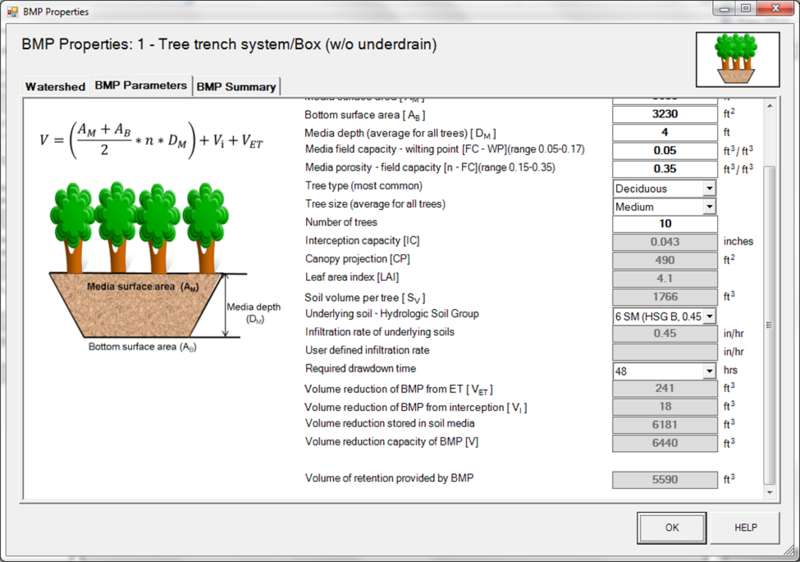 File:Tree trench no drain example BMP parameters tab 2.png