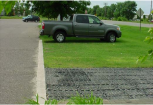 image of Plastic grid system installed at offices of Rehbein Company in Blaine, MN.