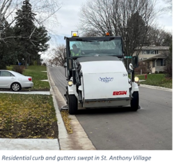 images of street sweeping St. Anthony