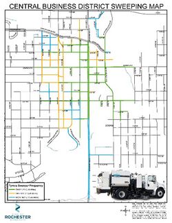 Rochester street sweeping map