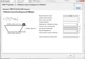 Screen shot of user inputs needed for MIDS calculator
