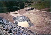 Stone sediment trap