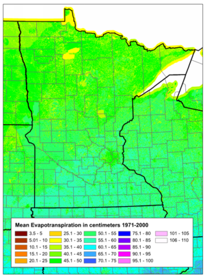 map of ET in Minnesota