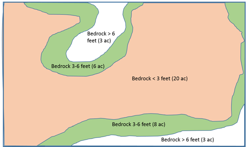 Schematic illustrating the site for Exercise 2-1.