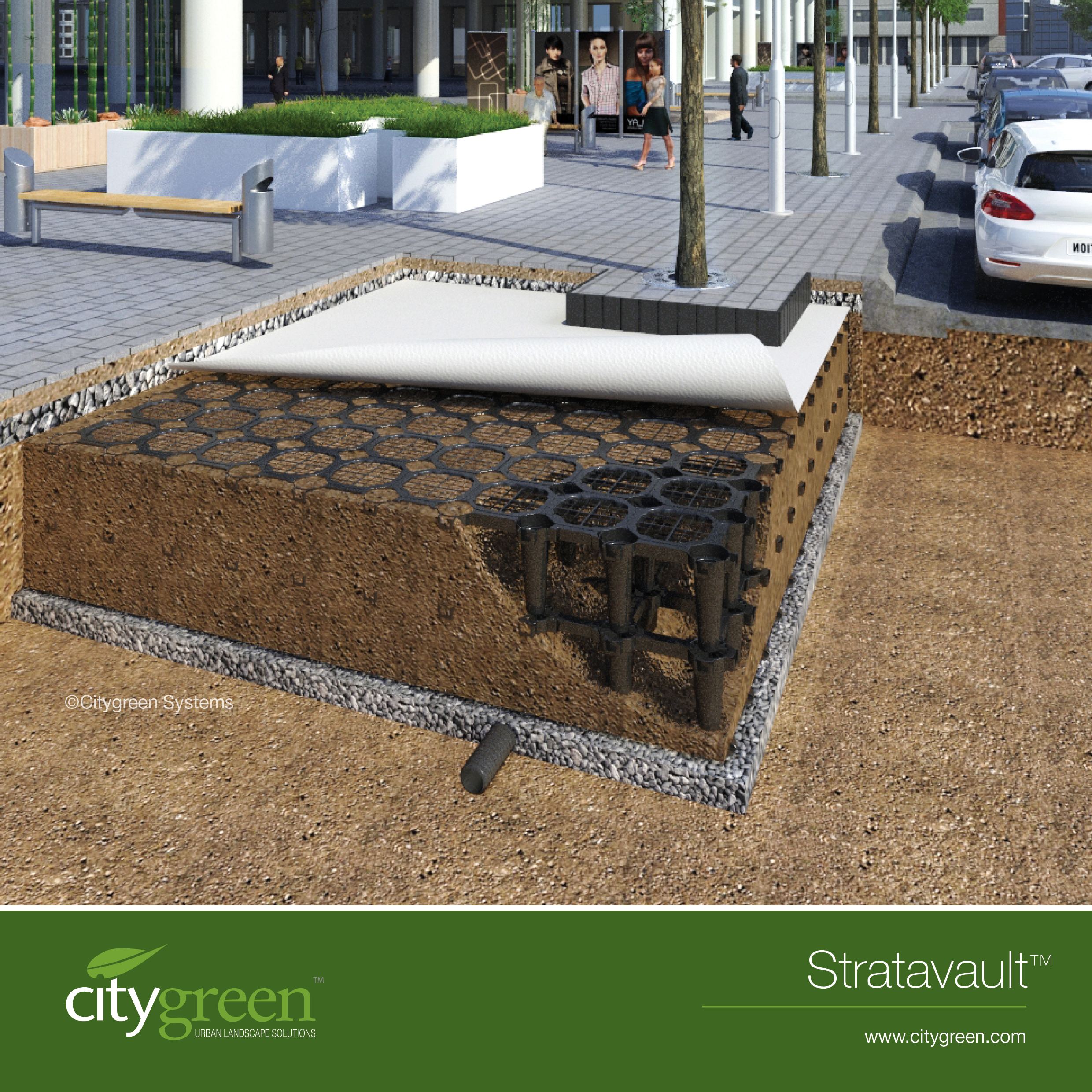 Schematic of Stratavault system.